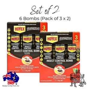 Hovex Kill Protect Crawling Insect Germgard Control Bomb Flea Cockroach Ant - Picture 1 of 2