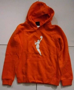 WNBA Logo Woman Outer Stuff Orange Hoodie Girls Medium New With Incorrect Tag - Picture 1 of 5
