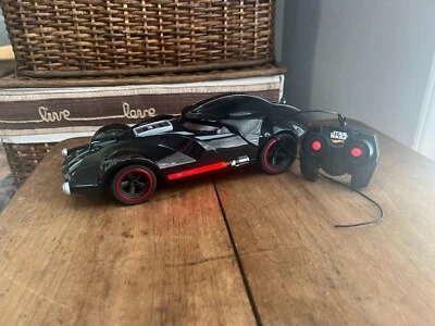 Star Wars Hot Wheels Mattel 2011 Darth Vader RC Car w Remote - Image 1 of 4
