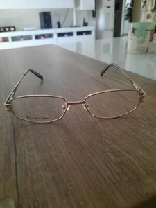 Selectra Gold Edel Eckig Brille Brillengestell eyeglasses Neu Gleitsichtbrille - Bild 1 von 6
