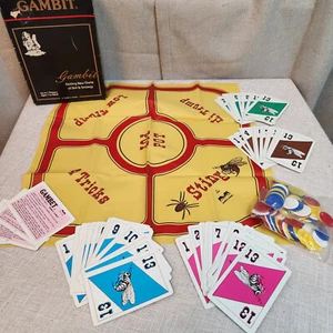 Ramco Games GAMBIT Card Game 1984 Ages 7+  7.5" x 5.5" x 2" USED Complete - Picture 1 of 4