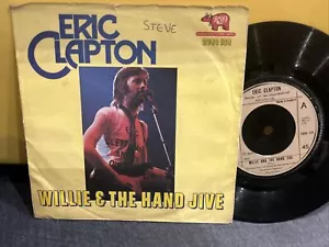 ERIC CLAPTON - Willie & The Hand Jive 7” Single Vinyl Record 1974 RSO 2090139 Ex - Picture 1 of 1