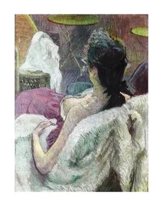 Resting Model by Henri de Toulouse Lautrec Art Print 26x20 - Picture 1 of 1
