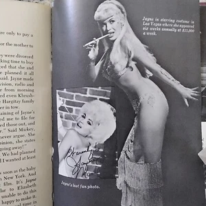 Jayne Mansfield Bio 50s Movie Actress Tragic Secret Life Mickey Kennedy Pics HC - Picture 1 of 5