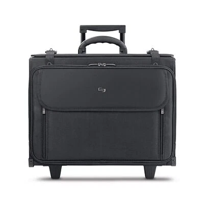 Solo Morgan Rolling Hard Side Catalog and Laptop Case, Black Foto 1 de 4