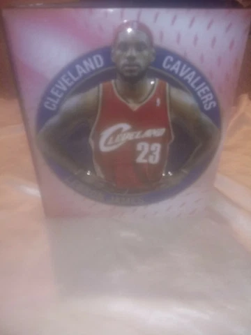 2010 LEBRON JAMES CAVALIERS #23 3 RING BINDER 3D PLASTIC Cover