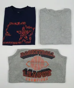 Gymboree Place Starter Boys Lot 3 Short Sleeve Sports Graphic T-Shirts Size Lg - Picture 1 of 10