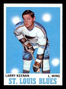1970 Topps Hockey #104 Larry Keenan - NM-MT