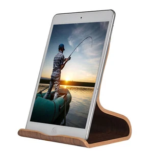 Tablet&Handy Ständer: Halterung Station Holzständer Samsung Apple Lenovo Acer - Bild 1 von 11