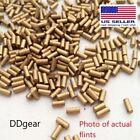 100 Lighter Flints Gold Replacement for fluid/gas lighters Ships from USA