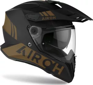 Integral Helm Motorrad Airoh Commander Factor Gold Matt M Adventure Helm Casque - Bild 1 von 4