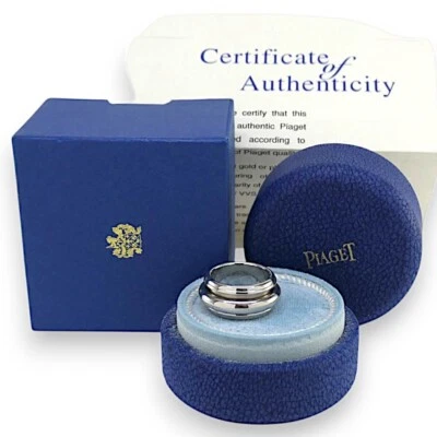 Piaget Ring Possession Bandring 750/- 18k. Weißgold 10,6 mm G34P8453 Gr. 53-1234 - Bild 1 von 4