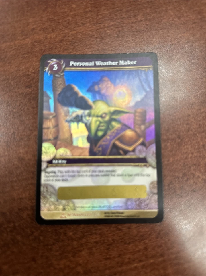 World Of Warcraft Persönlicher Wettermacher LOOT Unbenutzt L@@K - Bild 1 von 1