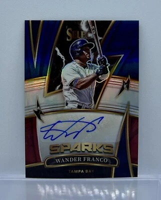 Wander Franco 2022 Select Sparks TRI-COLOR AUTO RC #d 13/75 Prizm Autograph - Image 1 of 2