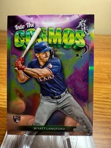 2024 Topps Cosmic Chrome - Into the Cosmos #ITC-25 Wyatt Langford RC RY - Picture 1 of 2
