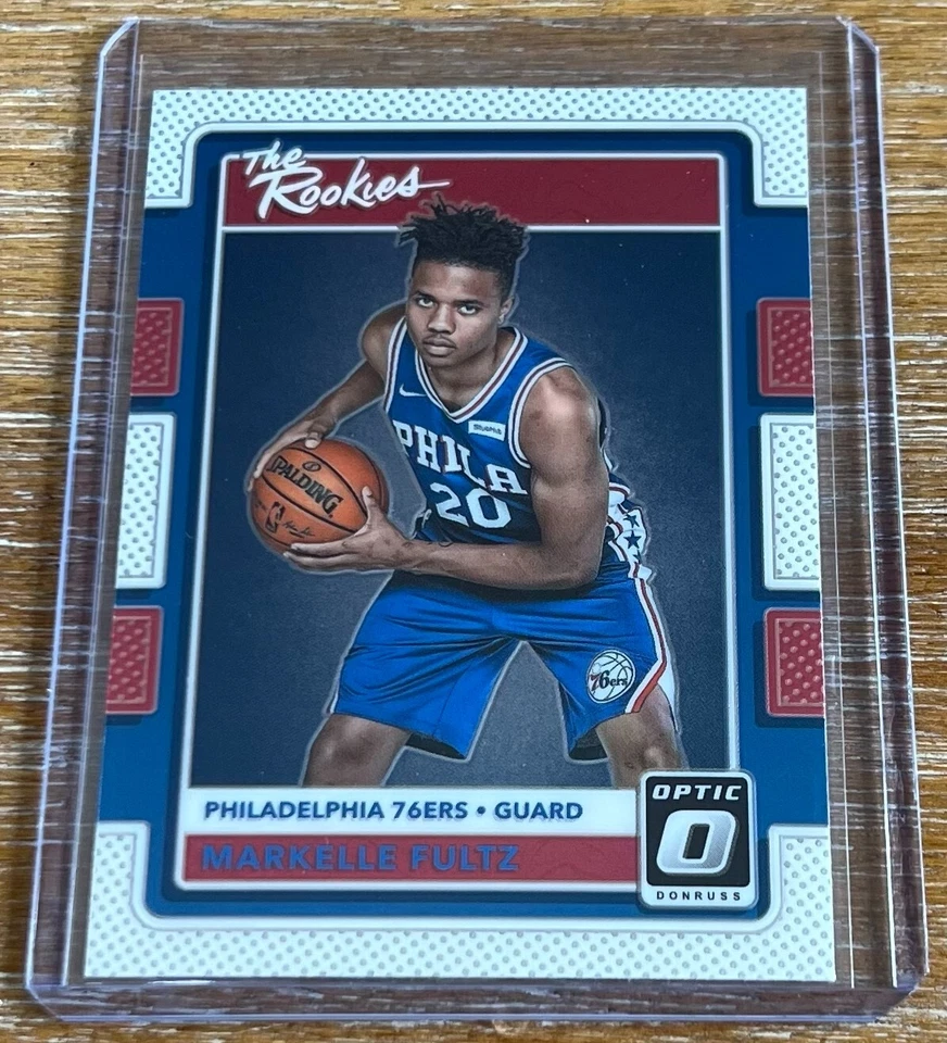 MARKELLE FULTZ 17-18 Panini Donruss Optic #1 THE ROOKIES RC ROOKIE ! 76ERS ! - Image 1 of 1