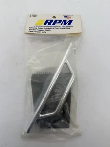 RPM 80953 - Chrome Front Bumper & Gray Skid Plate for Slash 2WD & Nitro Slash - Picture 1 of 2