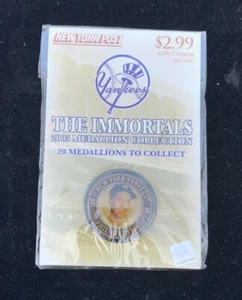 *NEW SEALED* 2005 NEW YORK POST NY YANKEES IMMORTALS MEDALLIONS PHIL RIZZUTO - Picture 1 of 2