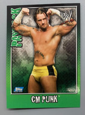 2006 WWE Topps Payback CM Punk #75 Rookie RC - Rare UK Version (H)