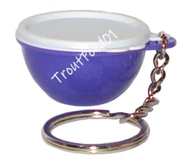 Tupperware Keychains Thatsa Bowl w/ Lid Berry Bliss Purple Novelty Key Chain B - Image 1 of 3