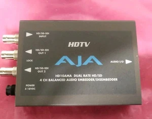 AJA HD10AMA Dual Rate HD/SD 4 Channel Balanced Audio Embedder - Picture 1 of 1