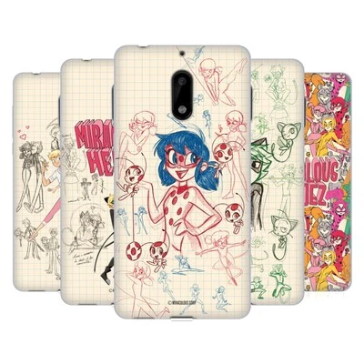 OFFICIAL MIRACULOUS LADYBUG SKETCHES SOFT GEL CASE FOR NOKIA PHONES 1 - Image 1 of 4