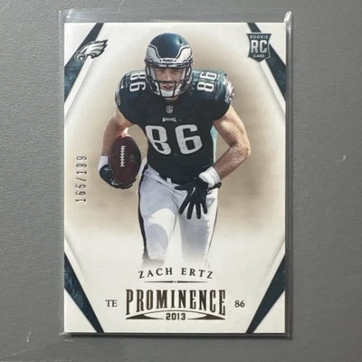 2013 Panini Prominence Zach Ertz #200 Rookie RC  /199 - Image 1 of 3
