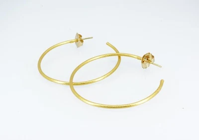 Earrings Gold - 24K Yellow Gold - 9.75 gr - Image 1 of 4