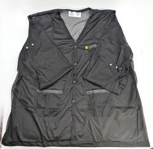 NOS! Transforming Tech ESD Jacket, Lightweight Poly-Carbon Blend 2XL V-Neck - Picture 1 of 14