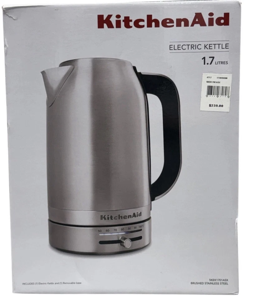 KitchenAid KEK170 1.7L Variable Temperature Electric Kettle Stainless Steel - image 1 of 1