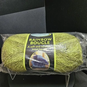 Sensations Rainbow Boucle Green 11 oz Skein - Picture 1 of 7