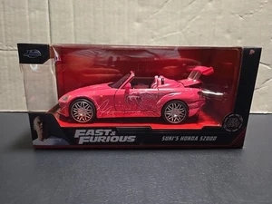 New 2021 Jada 1/24 Fast & Furious Suki's Honda S2000 Pink Diecast Car - Picture 1 of 7