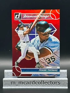 Frank Thomas 2023 Panini Donruss Diamond Kings #4 Holo Red /2023 White Sox - Bild 1 von 3