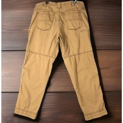 Мужские холщовые брюки Cabela's Utility 38X33 коричневые для активного отдыха походов работы с карманами для лагеря - Изображение 1 из 4