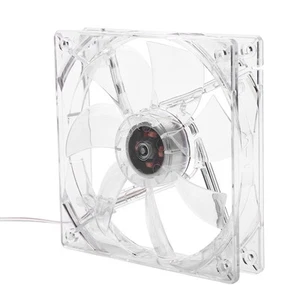 12Cm USB Led Transparent Bunte Licht Lüfter PC Computer Cpu Lüfter URS - Bild 1 von 7
