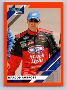 2020 Donruss #92 Marcos Ambrose Orange - Picture 1 of 2