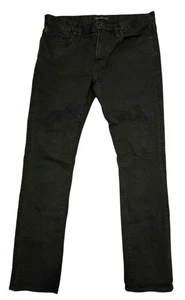 John Varvatos Bowery Slim Straight Jeans Mens 34 Black - Picture 1 of 7