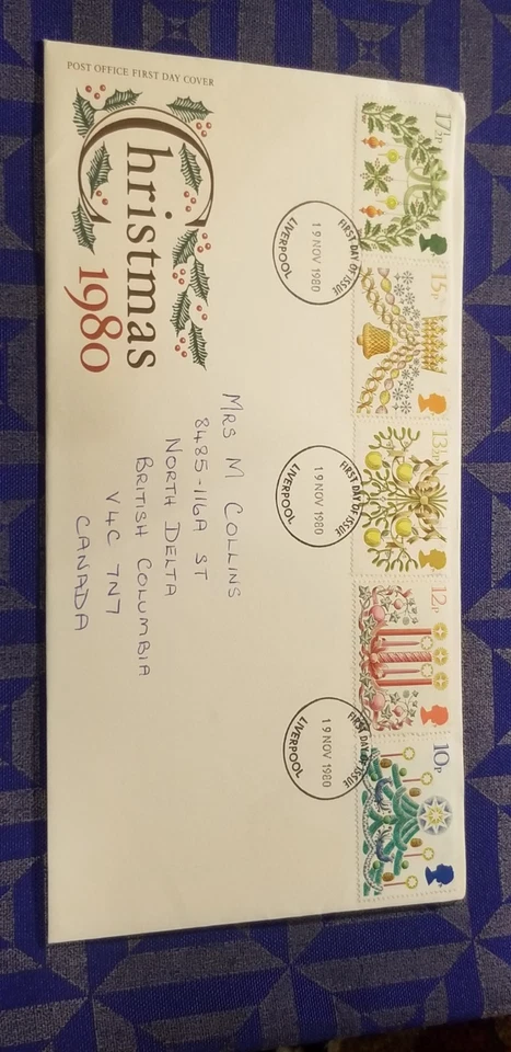 1980 Great Britain Christmas First Day Cover Idbba7. - Image 1 of 1