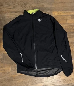 Pearl Izumi Men's Cycling Jacket Pockets Fleece Lined Size Large Black Full Zip - Picture 1 of 6