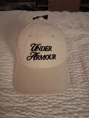 Under Armour Unisex Corduroy Hat NWT Beige One Size Adjustable Strap  X-Mas Gift - Image 1 of 2