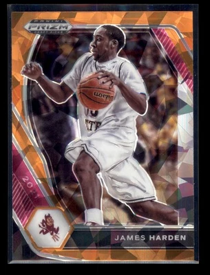 Selecciones del draft Panini Prizm 2021-22 - James Harden #53 Orange Ice Prizm Foto 1 de 2