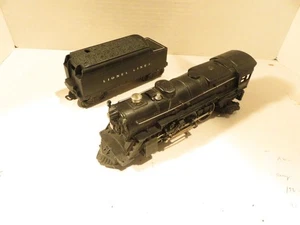LIONEL POST-WAR TRAINS 675 DIECAST STEAM LOCO W/6466WX TENDER- RUNS EXC.-W23 - Picture 1 of 9