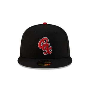 New Era 59Fifty LMB 100 Aniversario Guerreros De Oaxaca Negro Bajo-NUEVO CON ETIQUETAS- 6 7/8 - Imagen 1 de 5
