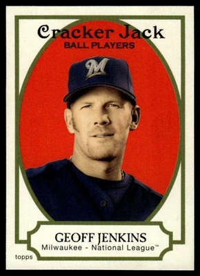 2005 Topps Cracker Jack Geoff Jenkins Milwaukee Brewers #91 - Image 1 of 2