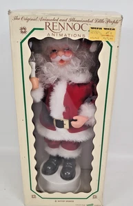 Original Rennoc Animated Santa Claus Figure 16" Christmas  - Lights & Moves - Picture 1 of 15