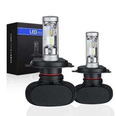 2PCS LED Headlight Kit High Low Beam Bulbs 20W 4000LM High Power Bright White - Image 1 of 4