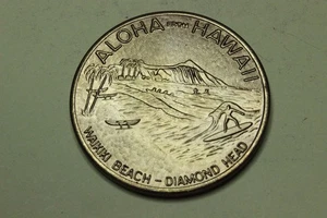 TOKEN-MEDAL-ALOHA FROM HAWAII-HONOLULU - Foto 1 di 2