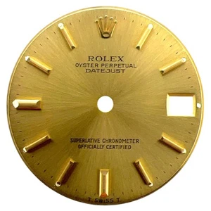 Genuine Rolex Oyster Perpetual Datejust 31mm Dial Champagne Gold 68273 68278 - Picture 1 of 4