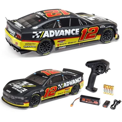 Losi 1/12 NASCAR RC Ryan Blaney #12 Advance Auto 2025 Ford Mustang - Image 1 of 4