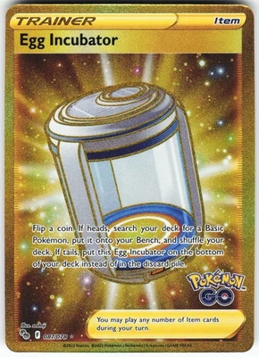 Egg Incubator (Secret) 087/078 Pokemon Pokemon GO Holo Secret Rare NM - Image 1 of 2